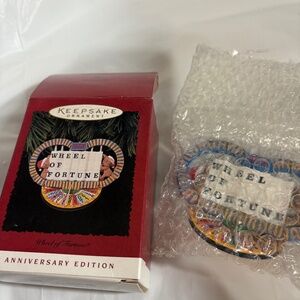 1995 Hallmark Keepsake Ornament Wheel of Fortune Anniversary Edition NOS